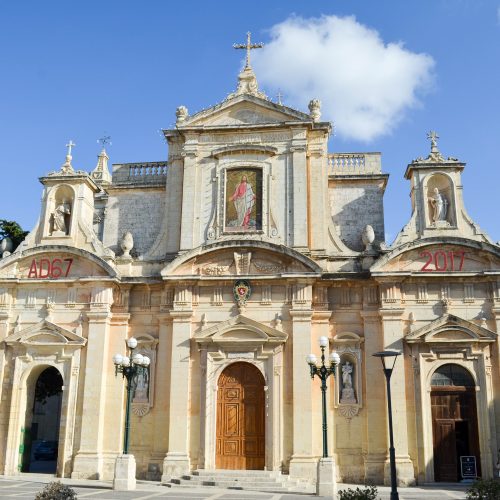 Mdina, Parish Church of St. Paul & Grotto of St. Paul